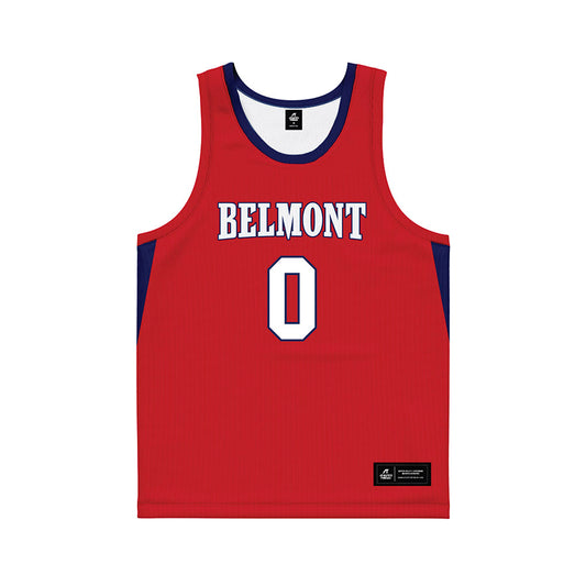 Belmont - NCAA Women's Basketball : Tuti Jones - Red Basketball Jersey-0