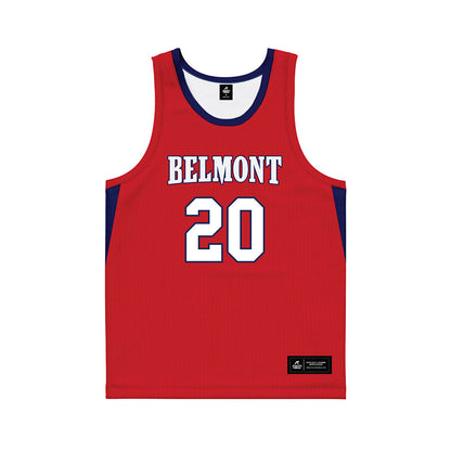 Belmont - NCAA Women's Basketball : Tatum Woodson - Red Basketball Jersey-0