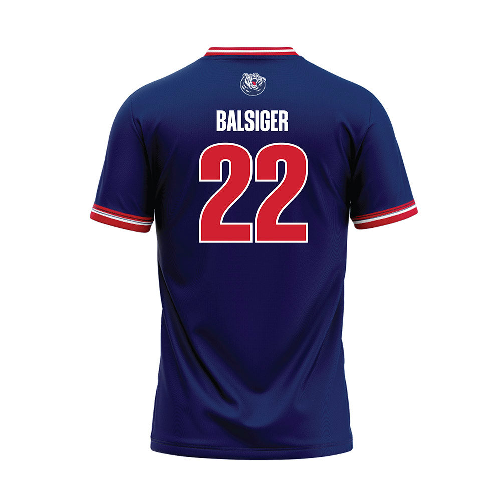 Belmont - NCAA Softball : Maddy Balsiger - Navy Jersey-1