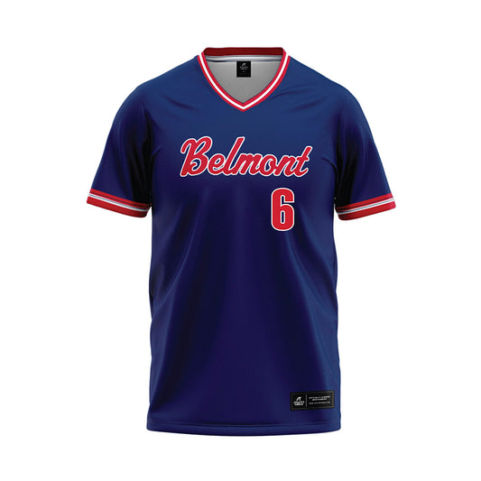 Belmont - NCAA Softball : Emily Konz - Navy Jersey-0
