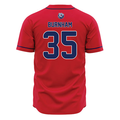 Belmont - NCAA Baseball : Noah Burnham - Red Jersey-1