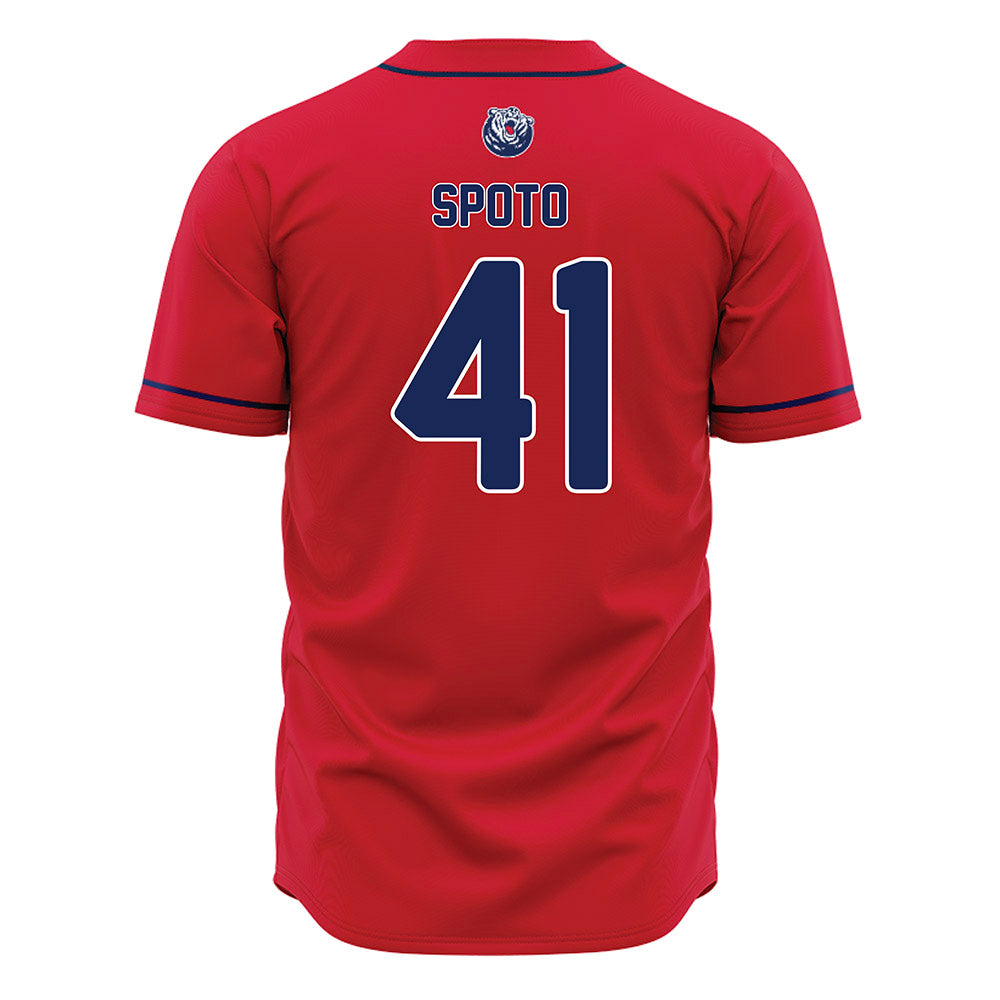 Belmont - NCAA Baseball : Dean Spoto - Red Jersey-1