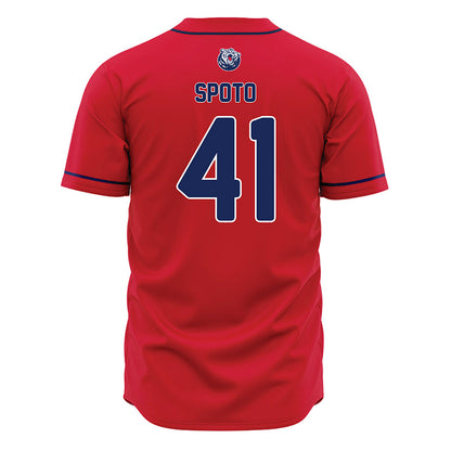 Belmont - NCAA Baseball : Dean Spoto - Red Jersey-1