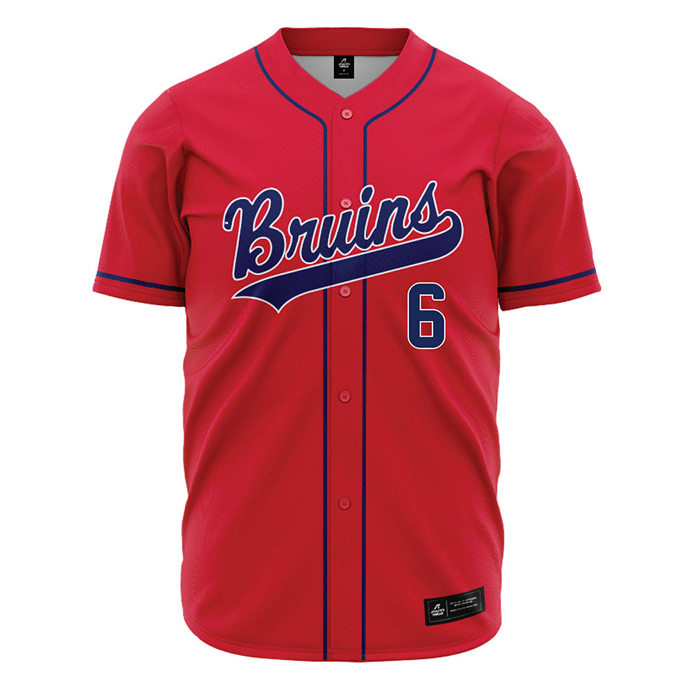Belmont - NCAA Baseball : JD Whitworth - Red Jersey-0