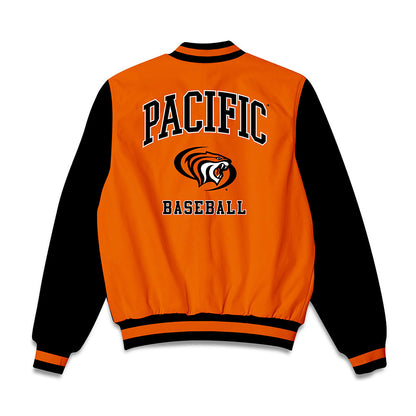 Pacific - NCAA Baseball : Robert Orr - Bomber Jacket-1