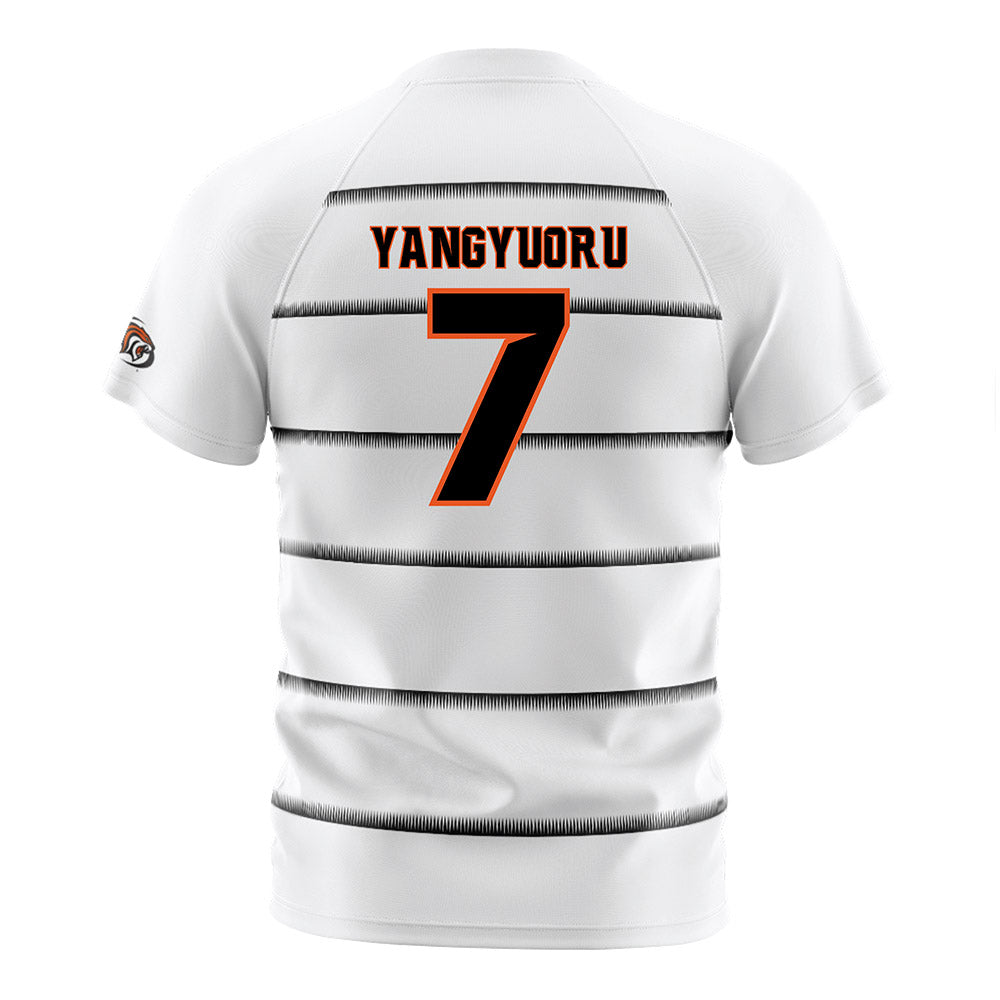 Pacific - NCAA Men's Soccer : Josephat Yangyuoru - Soccer Jersey-1