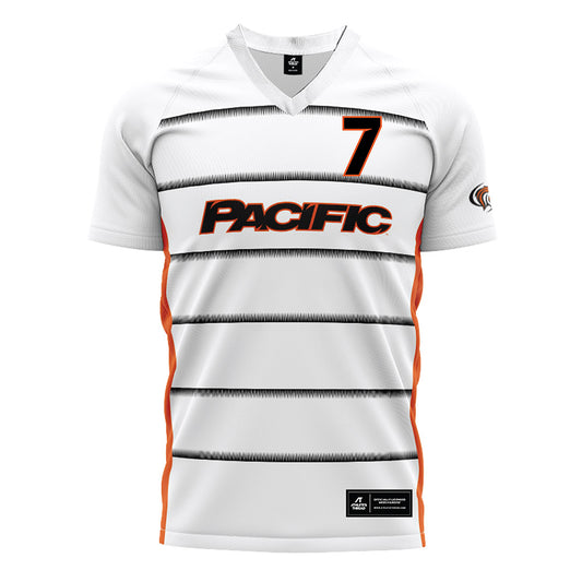 Pacific - NCAA Men's Soccer : Josephat Yangyuoru - Soccer Jersey-0