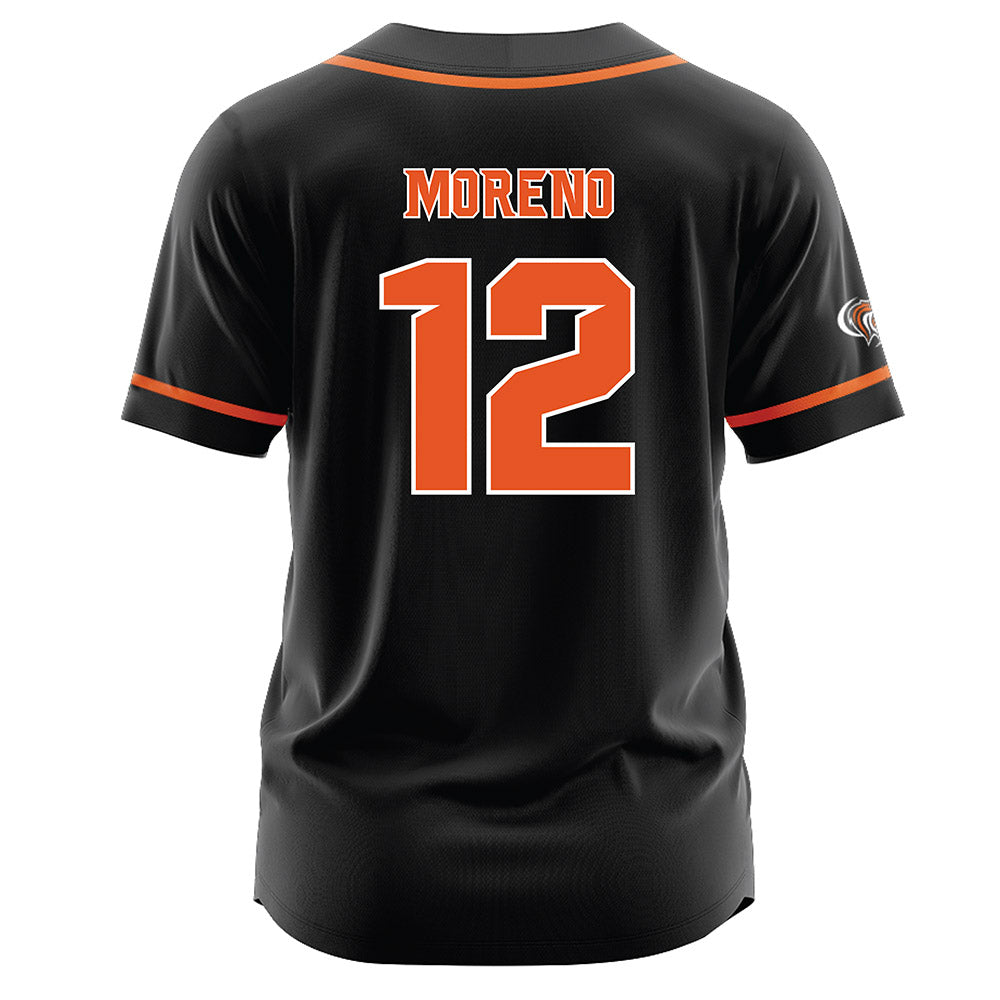 Pacific - NCAA Baseball : Maddox Moreno - Black Jersey-1