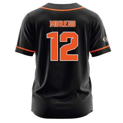 Pacific - NCAA Baseball : Maddox Moreno - Black Jersey-1