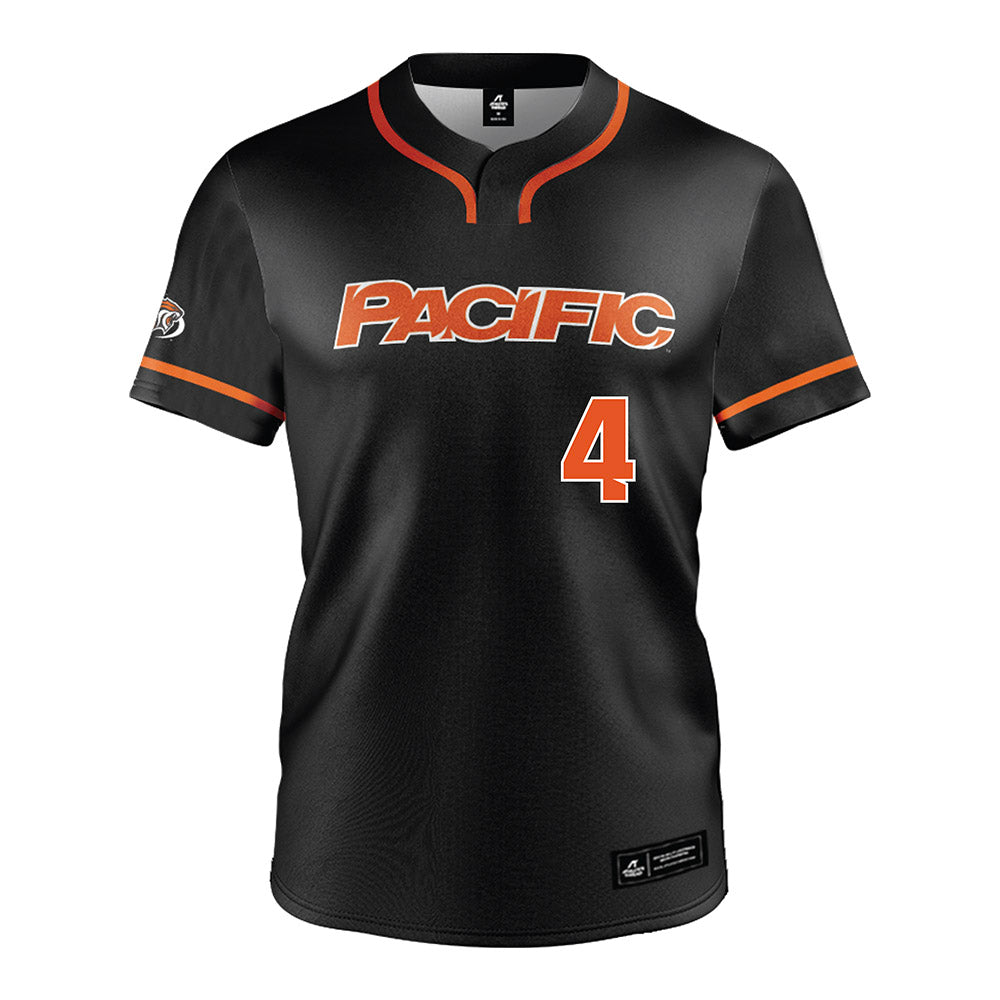 Pacific - NCAA Baseball : Robert Orr - Black Jersey-0