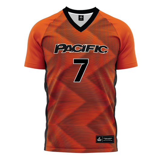 Pacific - NCAA Men's Soccer : Josephat Yangyuoru - Soccer Jersey-0