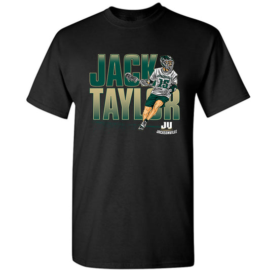 Jacksonville - NCAA Men's Lacrosse : Jack Taylor - Individual Caricature T-Shirt
