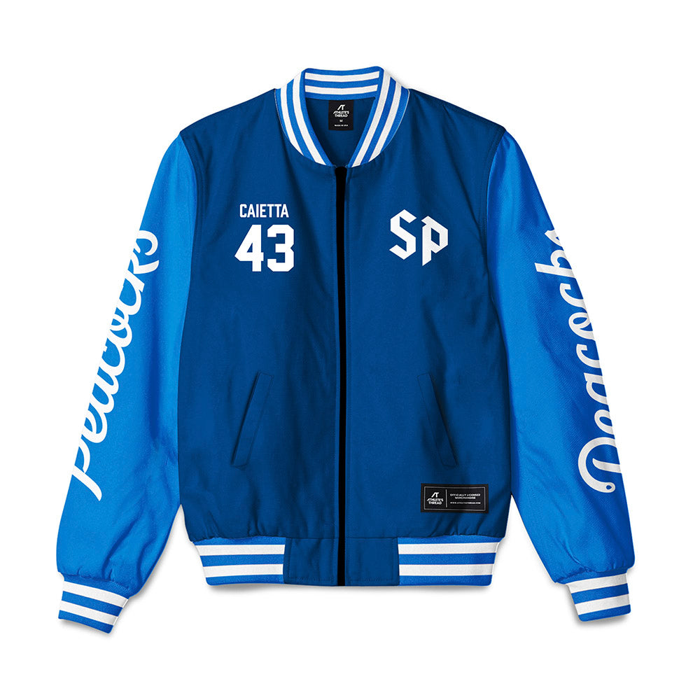 Saint Peter's - NCAA Baseball : Frank Caietta - Bomber Jacket-0