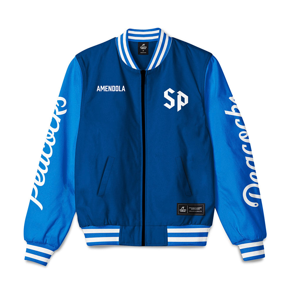 Saint Peter's - NCAA Men's Golf : Lorenzo Amendola - Bomber Jacket-0