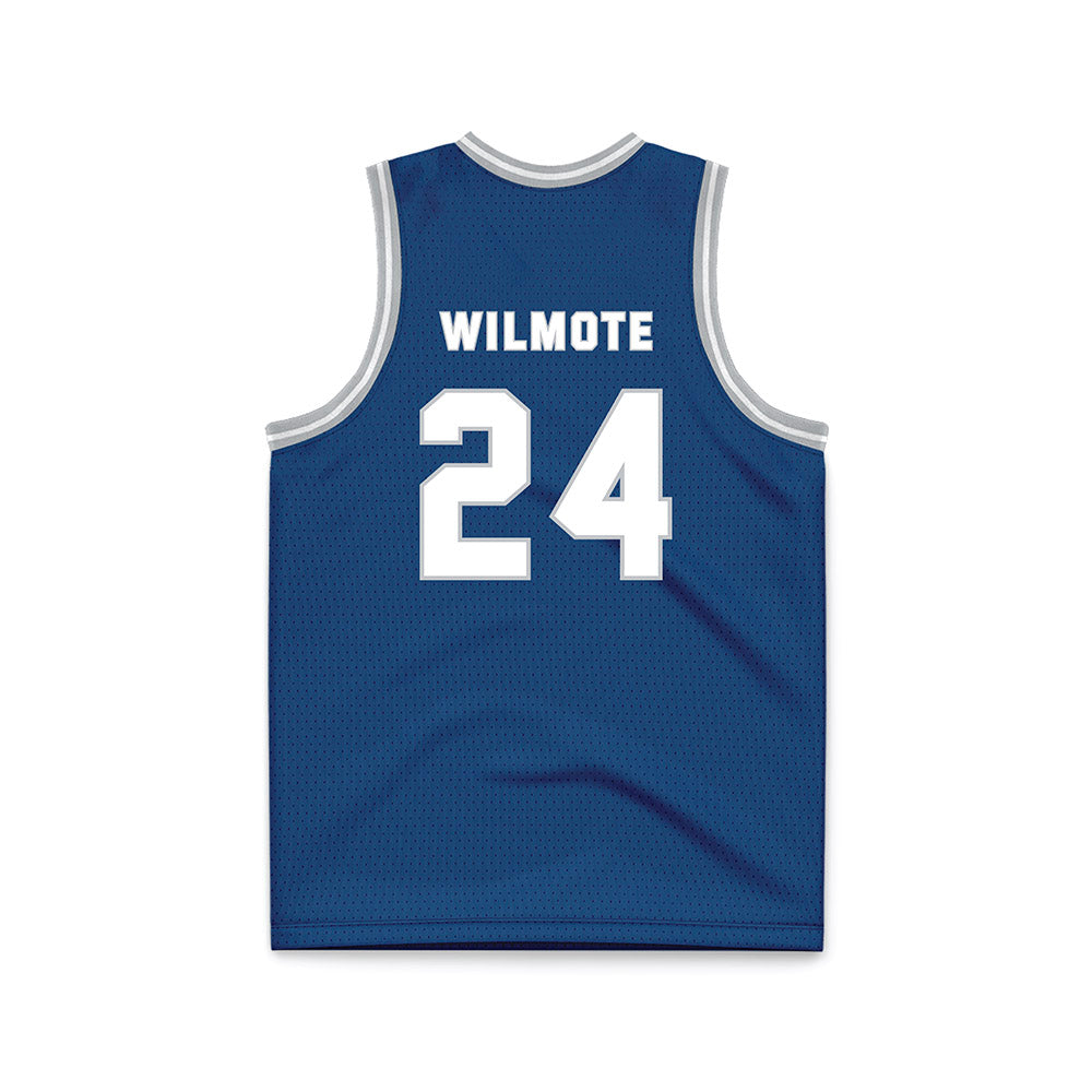 Saint Peter's - NCAA Men's Basketball : Robert Wilmote - Blue Basketball Jersey-1