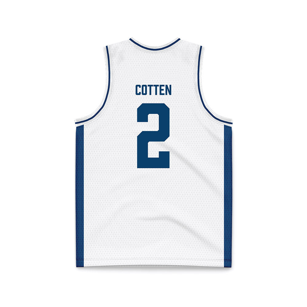 Saint Peter's - NCAA Women's Basketball : Iyanna Cotten - White Basketball Jersey-1
