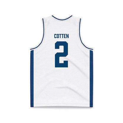 Saint Peter's - NCAA Women's Basketball : Iyanna Cotten - White Basketball Jersey-1