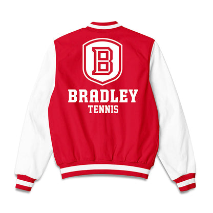 Bradley - NCAA Women's Tennis : Madi Rogers - Bomber Jacket-1