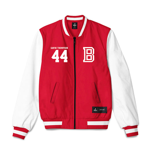 Bradley - NCAA Baseball : Gavin Thompson - Bomber Jacket-0
