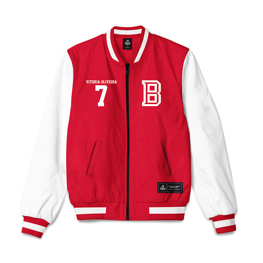 Bradley - NCAA Women's Volleyball : Vitoria Oliveira - Bomber Jacket-0