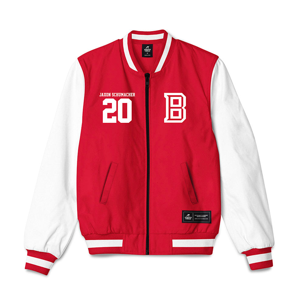 Bradley - NCAA Baseball : Jaxon Schumacher - Bomber Jacket-0