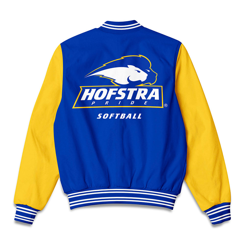 Hofstra - NCAA Softball : Kailyn Haig - Bomber Jacket-1