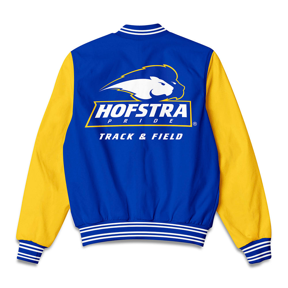 Hofstra - NCAA Men's Track & Field : Zachary Daudelin - Bomber Jacket-1
