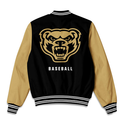 Oakland - NCAA Baseball : Owen Thomson - Bomber Jacket-1