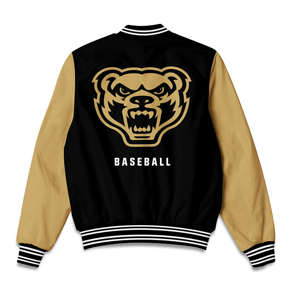 Oakland - NCAA Baseball : Aidan Schuck - Bomber Jacket-1