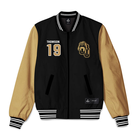 Oakland - NCAA Baseball : Owen Thomson - Bomber Jacket-0