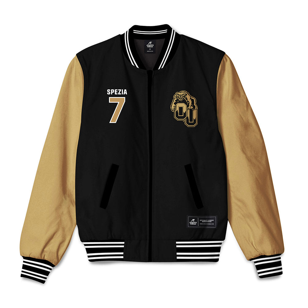 Oakland - NCAA Baseball : Cam Spezia - Bomber Jacket-0