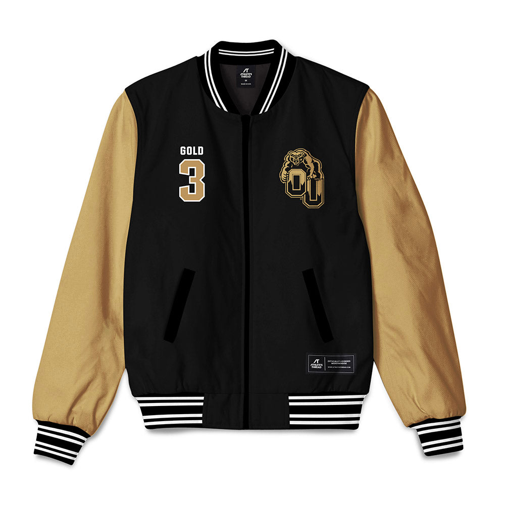 Oakland - NCAA Women's Basketball : Layla Gold - Bomber Jacket-0
