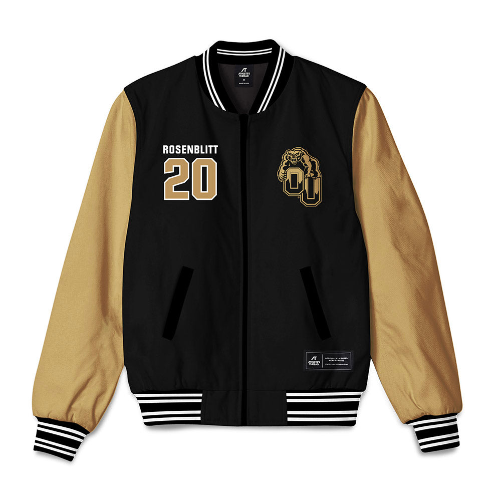 Oakland - NCAA Baseball : Josh Rosenblitt - Bomber Jacket-0