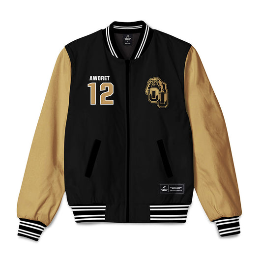 Oakland - NCAA Women's Basketball : Ilris Aworet - Bomber Jacket-0