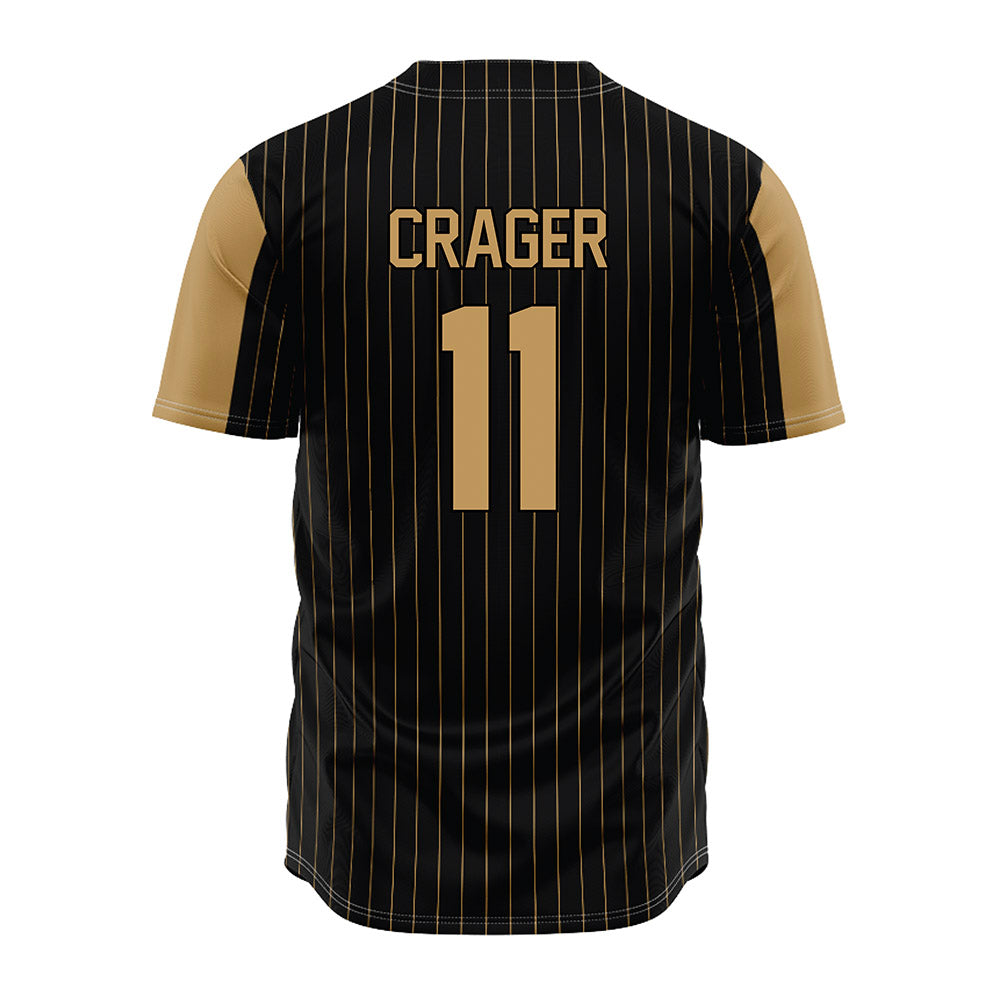 Oakland - NCAA Softball : Isabella Crager - Black Jersey-1