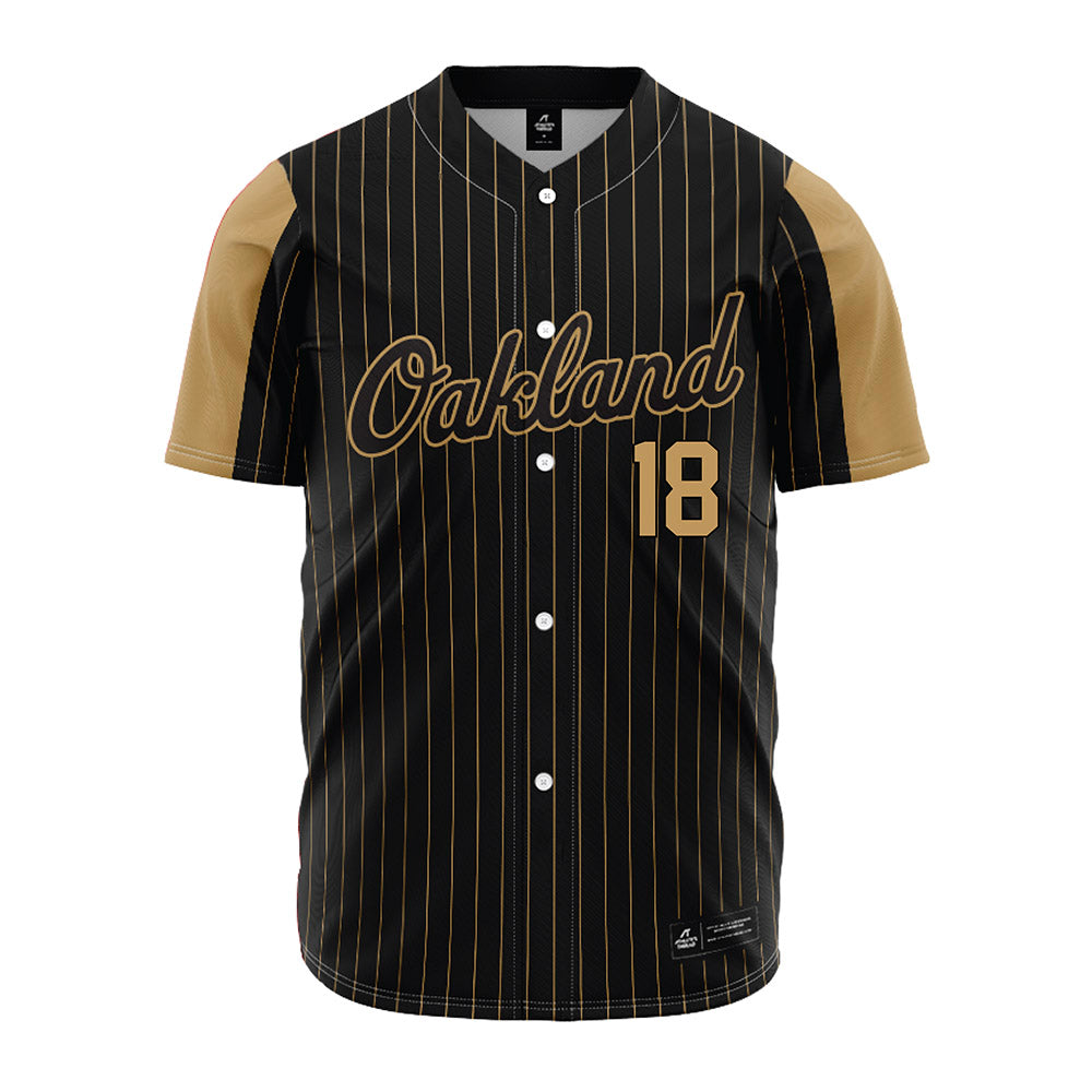 Oakland - NCAA Softball : Kayla Turmell - Black Jersey-0