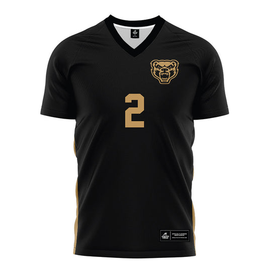 Oakland - NCAA Women's Soccer : Corinne Jenkins - Black Soccer Jersey-0