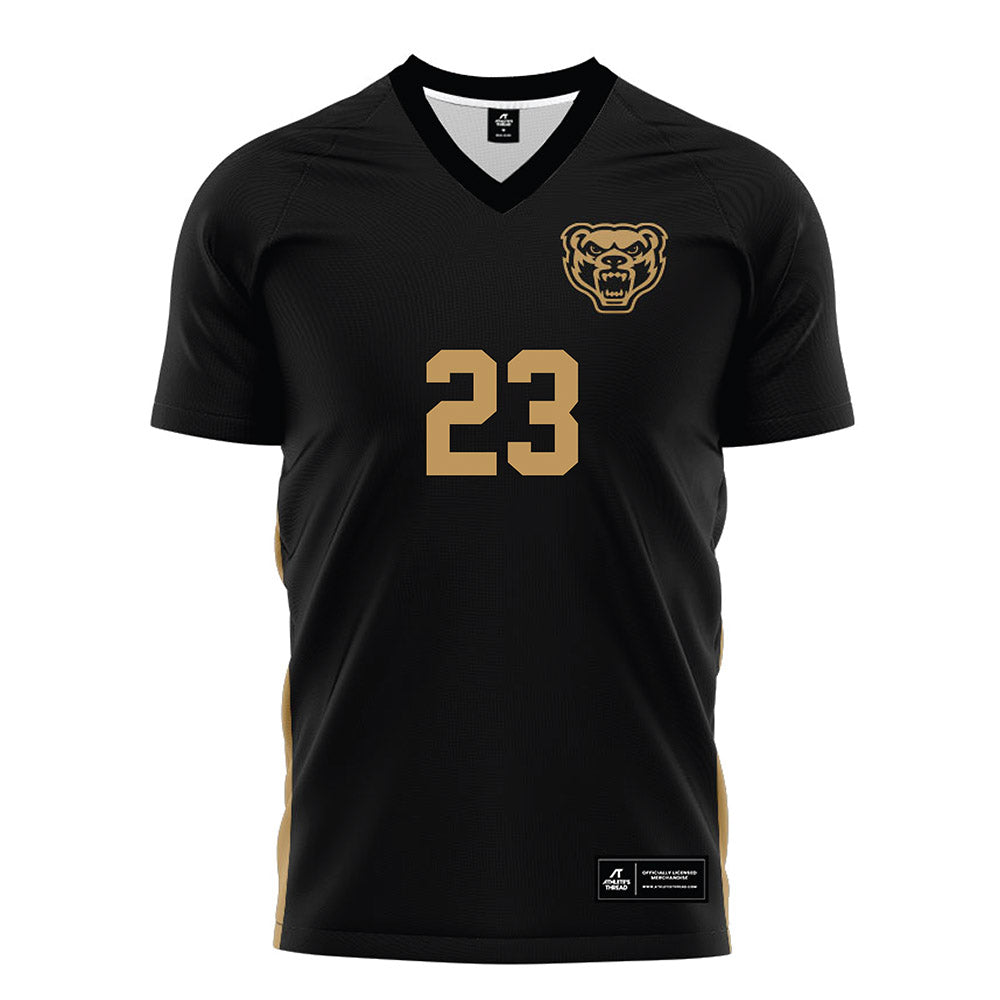 Oakland - NCAA Women's Soccer : Lily Stevens - Black Soccer Jersey-0