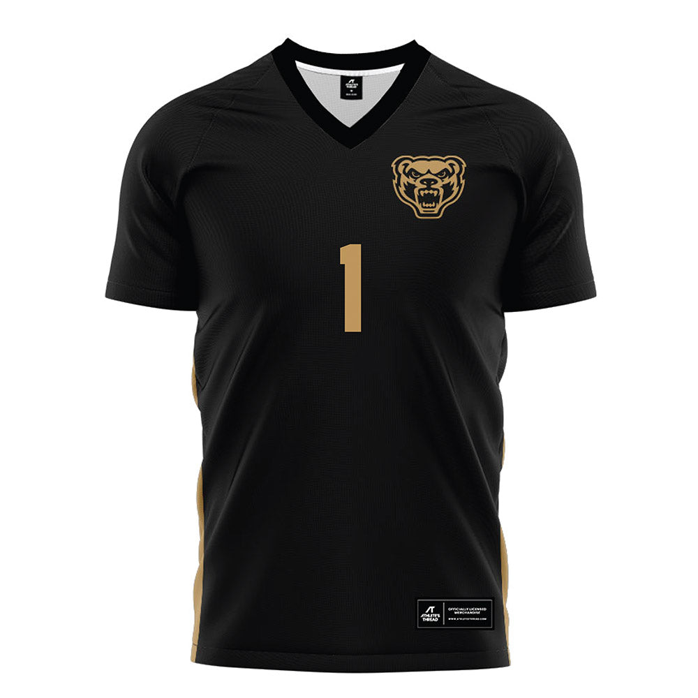 Oakland - NCAA Women's Soccer : Maryn Weiger - Black Soccer Jersey-0
