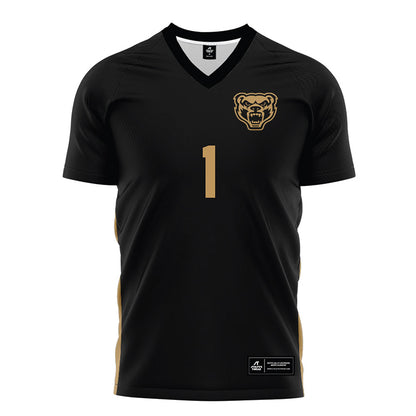Oakland - NCAA Women's Soccer : Maryn Weiger - Black Soccer Jersey-0