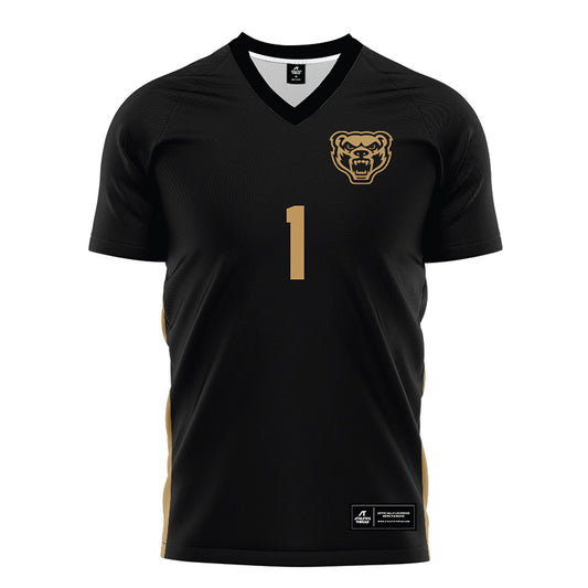 Oakland - NCAA Women's Soccer : Maryn Weiger - Black Soccer Jersey-0
