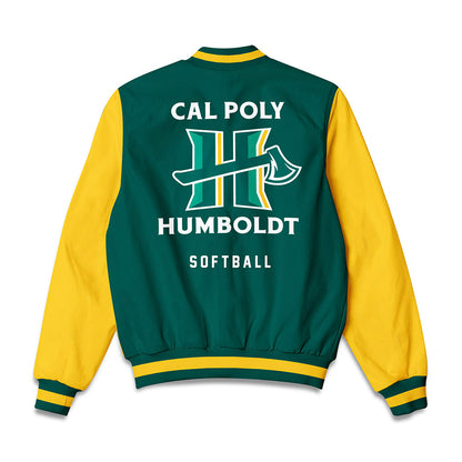 Cal Poly Humboldt - NCAA Softball : Marissa Brody - Bomber Jacket-1