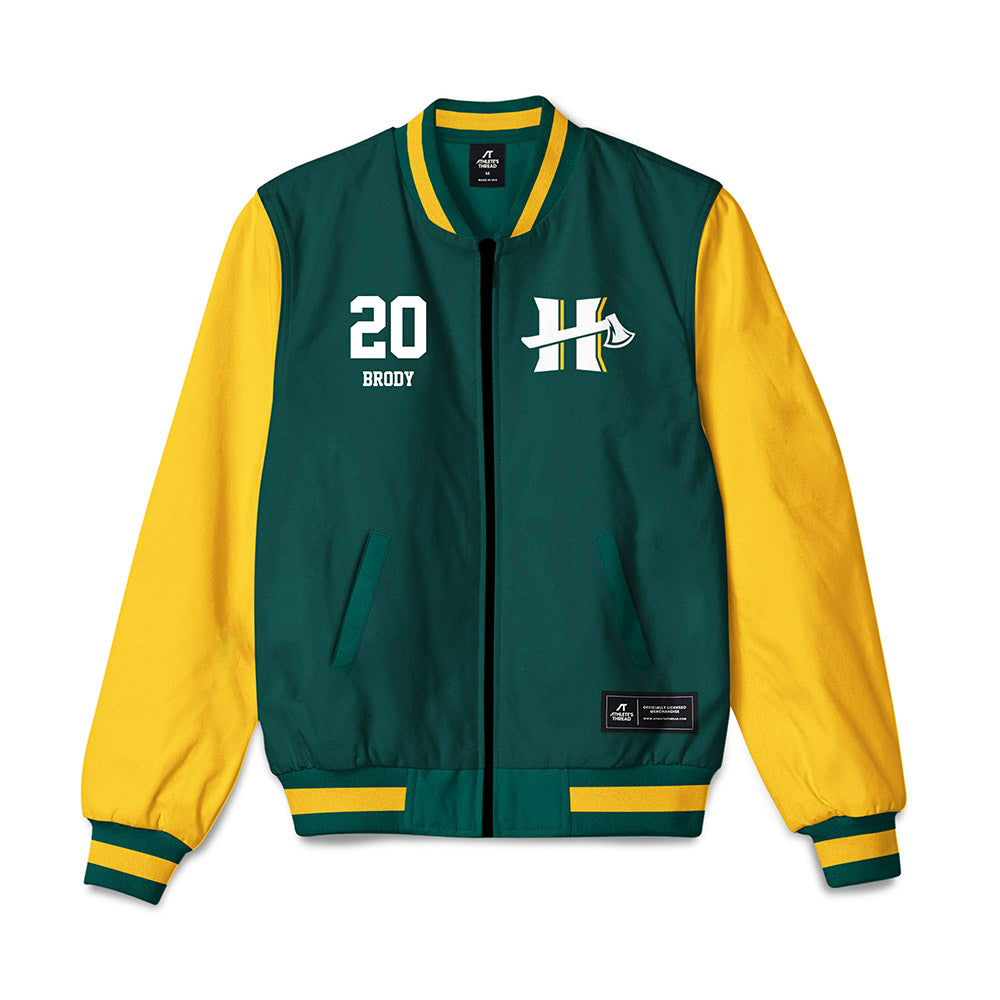 Cal Poly Humboldt - NCAA Softball : Marissa Brody - Bomber Jacket-0