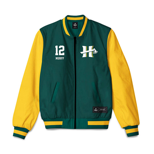 Cal Poly Humboldt - NCAA Men's Soccer : Nathan Murff - Bomber Jacket-0