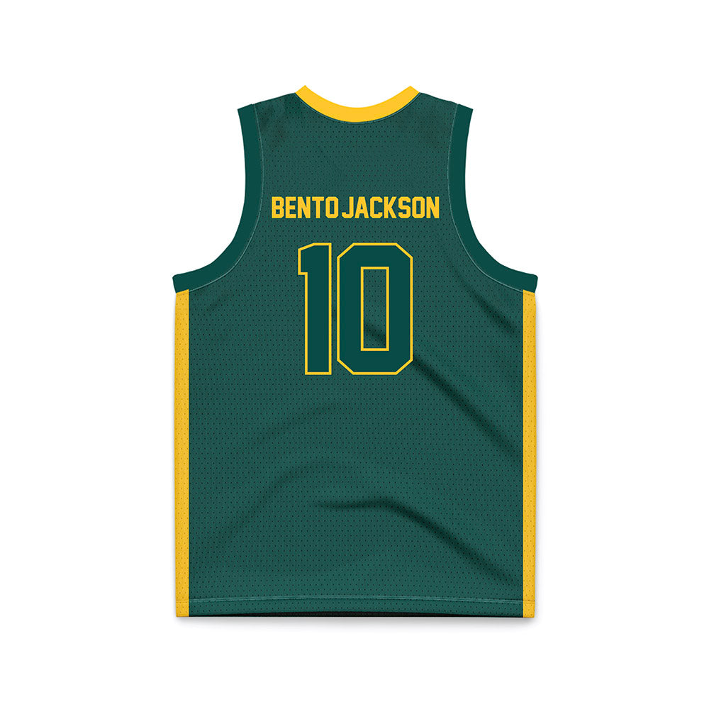 Cal Poly Humboldt - NCAA Men's Basketball : Brandon Bento-Jackson - Green Basketball Jersey-1