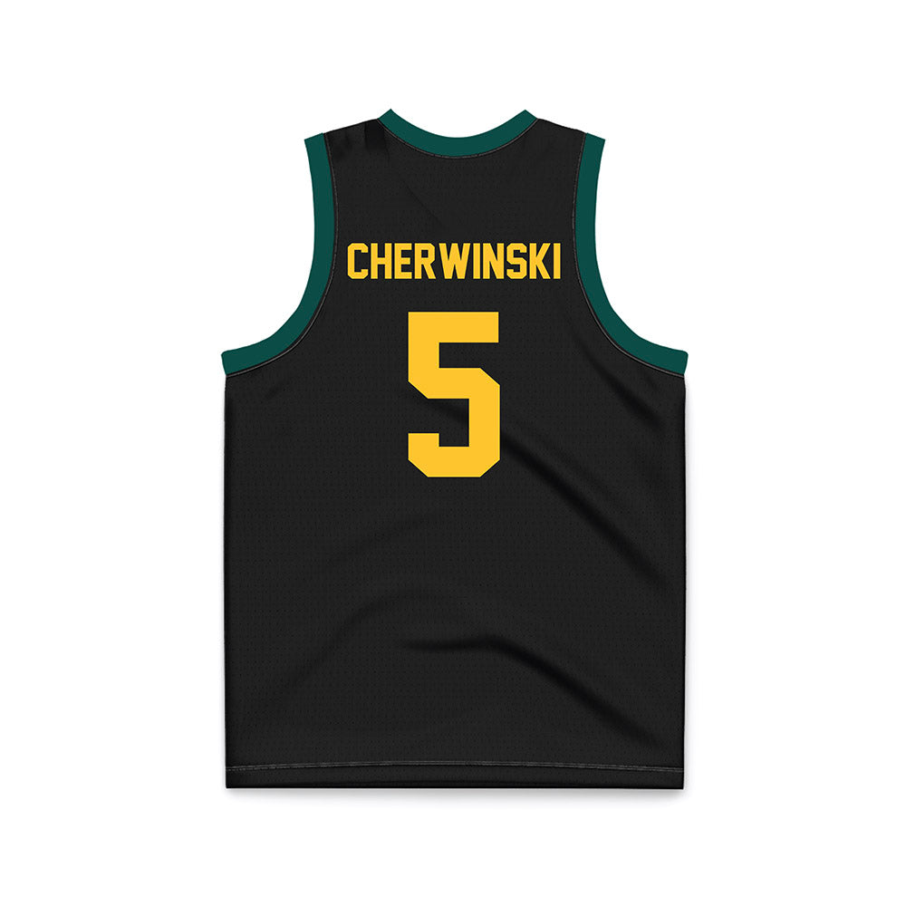 Cal Poly Humboldt - NCAA Women's Basketball : Sienna Cherwinski - Black Basketball Jersey-1