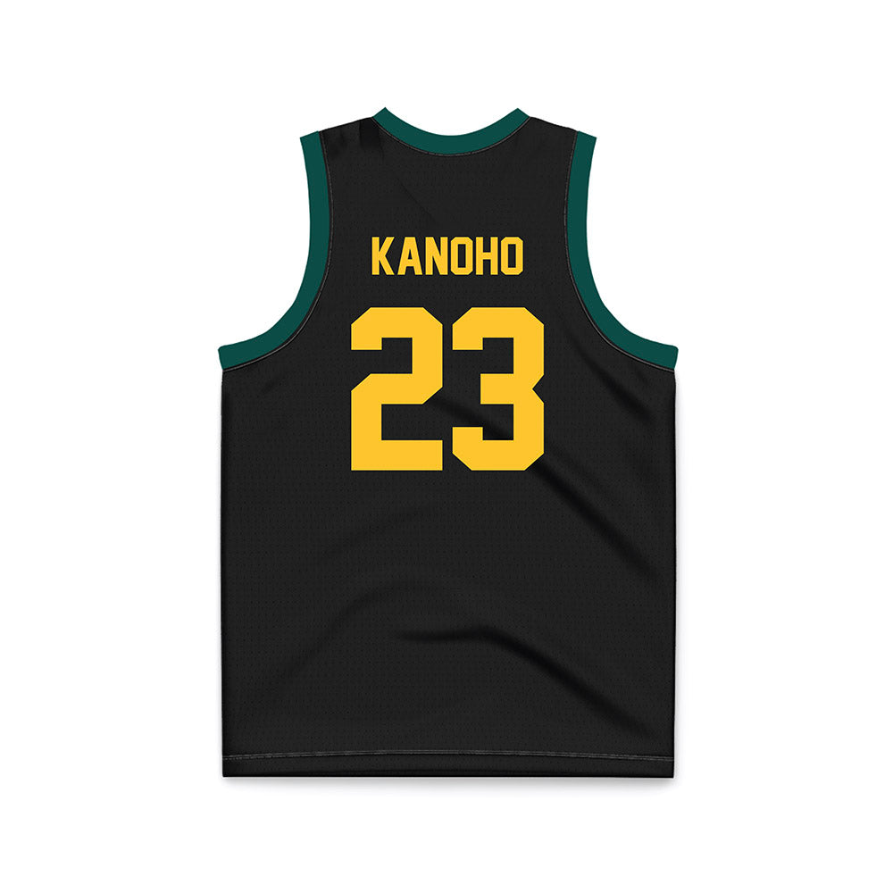 Cal Poly Humboldt - NCAA Women's Basketball : Kya Kanoho - Black Basketball Jersey-1