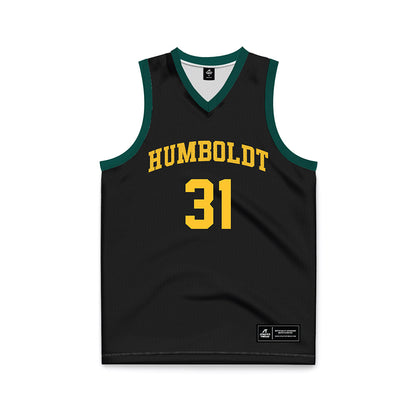 Cal Poly Humboldt - NCAA Women's Basketball : Shayla Kantarevic - Black Basketball Jersey-0