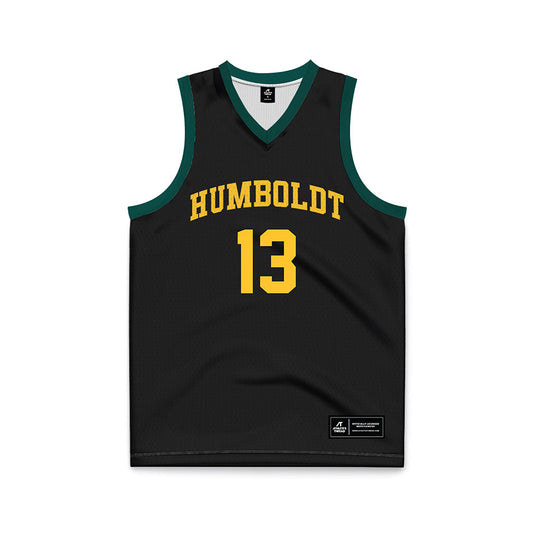 Cal Poly Humboldt - NCAA Women's Basketball : Shayla Kantarevic - Black Basketball Jersey-0
