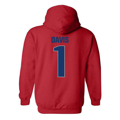 Francis Marion - NCAA Men's Basketball : Shannon Davis - Hooded Sweatshirt-1